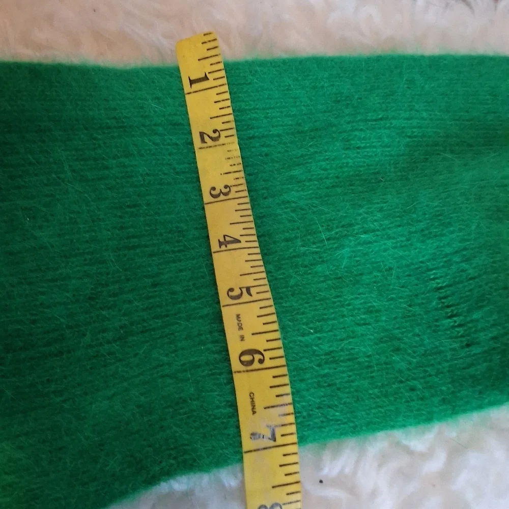 Nordstrom Green Angora Scarf